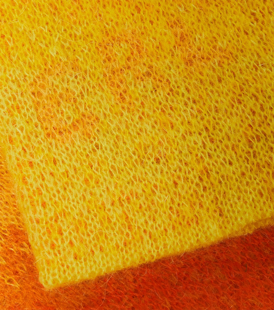 Gradient mohair-blend mittens | ERL