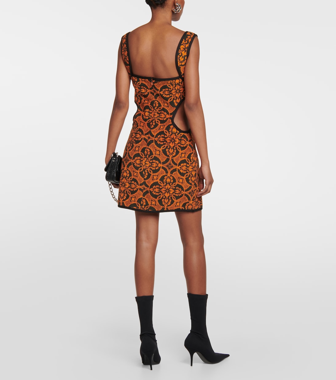 Robe en jacquard de coton | Marine Serre