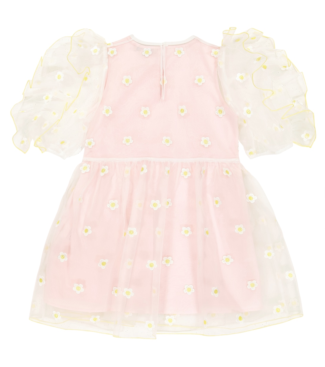 Ruffle-trimmed embroidered dress | Stella McCartney Kids