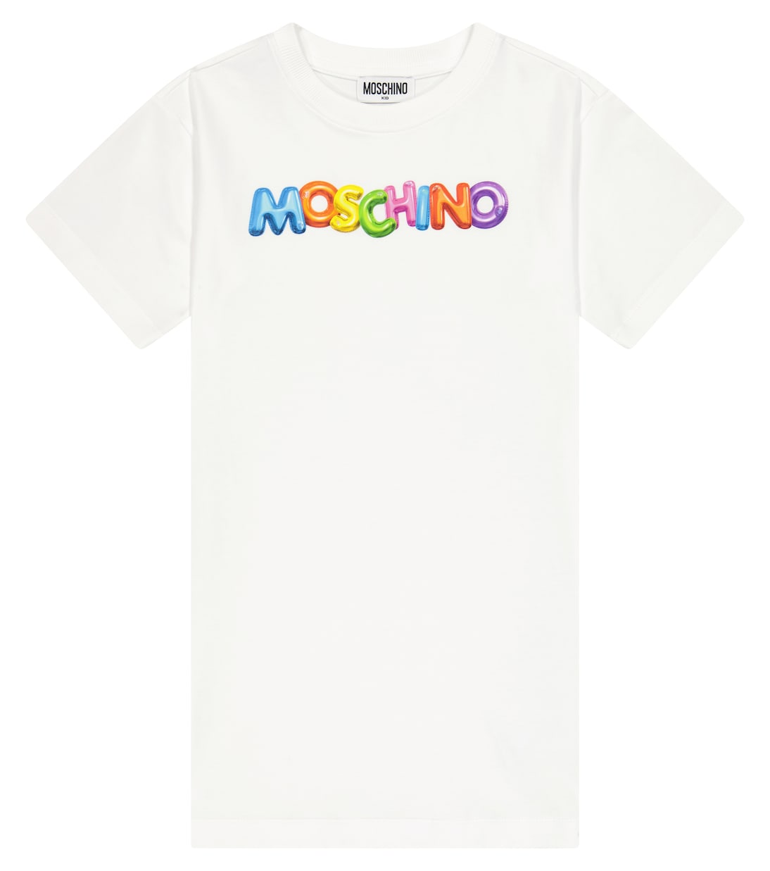 Printed cotton-blend jersey dress | Moschino Kids