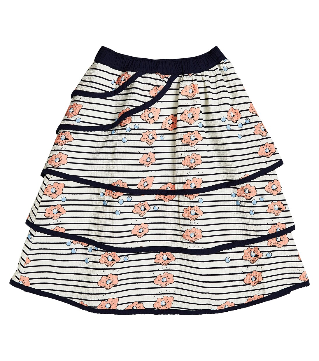Striped cotton skirt | Mini Rodini
