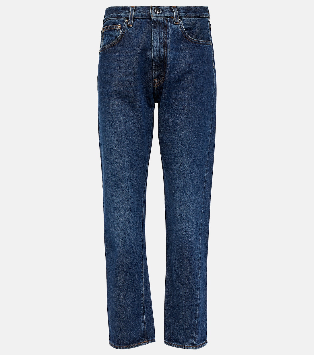 Twisted Seam mid-rise straight jeans | Toteme