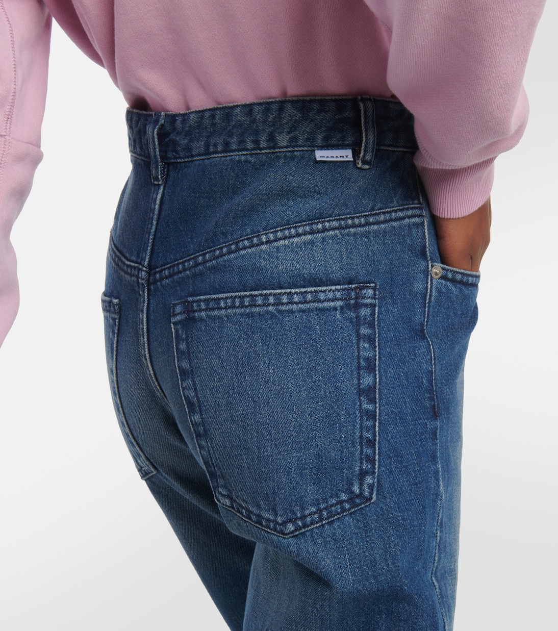 High-Rise Straight Jeans Belden | Marant Etoile