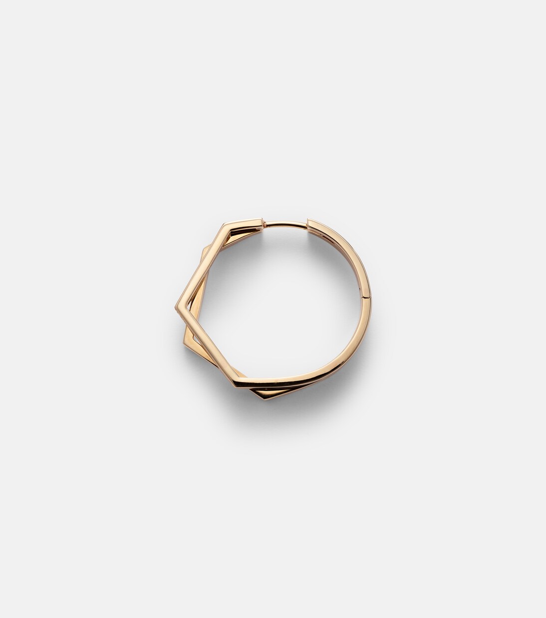 Antifer 18kt rose gold single earring with diamonds | Repossi