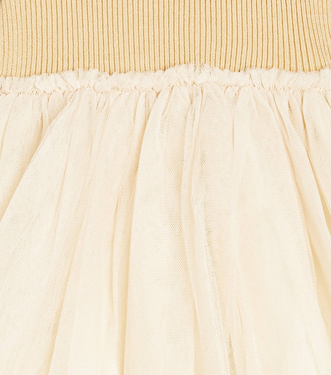 Lotus wool-blend and tulle dress | Donsje