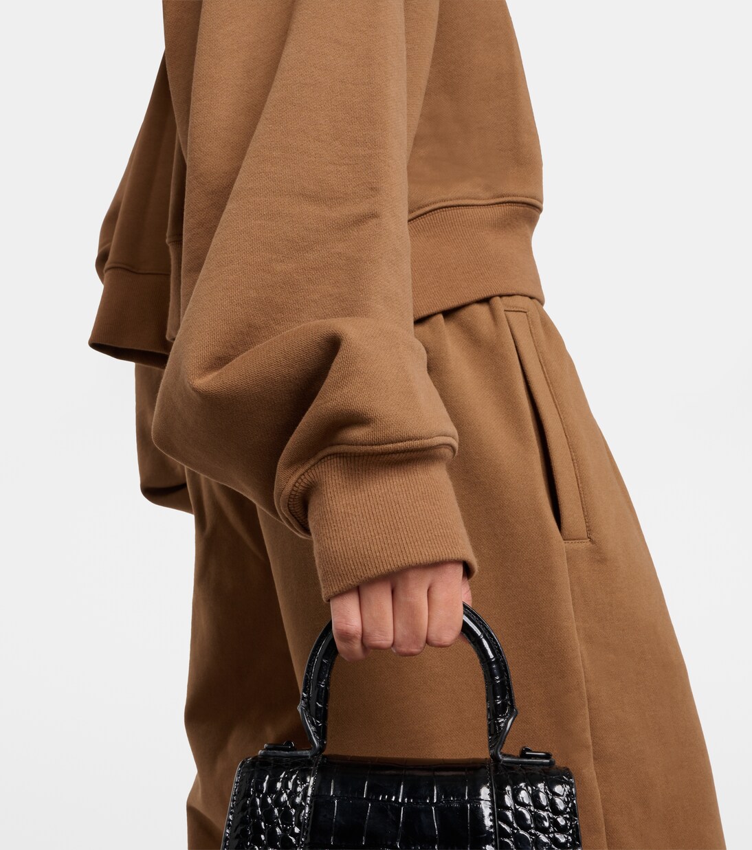 Oversized cotton jersey hoodie | Wardrobe.NYC