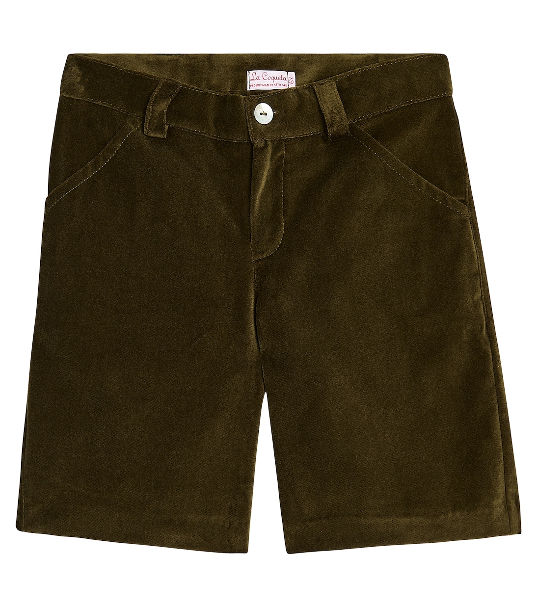 Shorts Lucas aus Baumwollsamt | La Coqueta