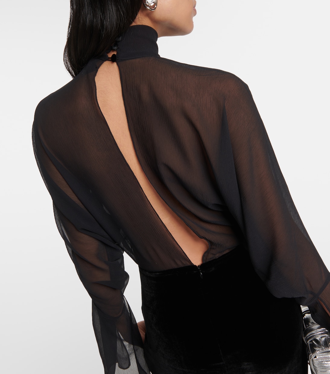 Robe longue Shangai en soie | Taller Marmo