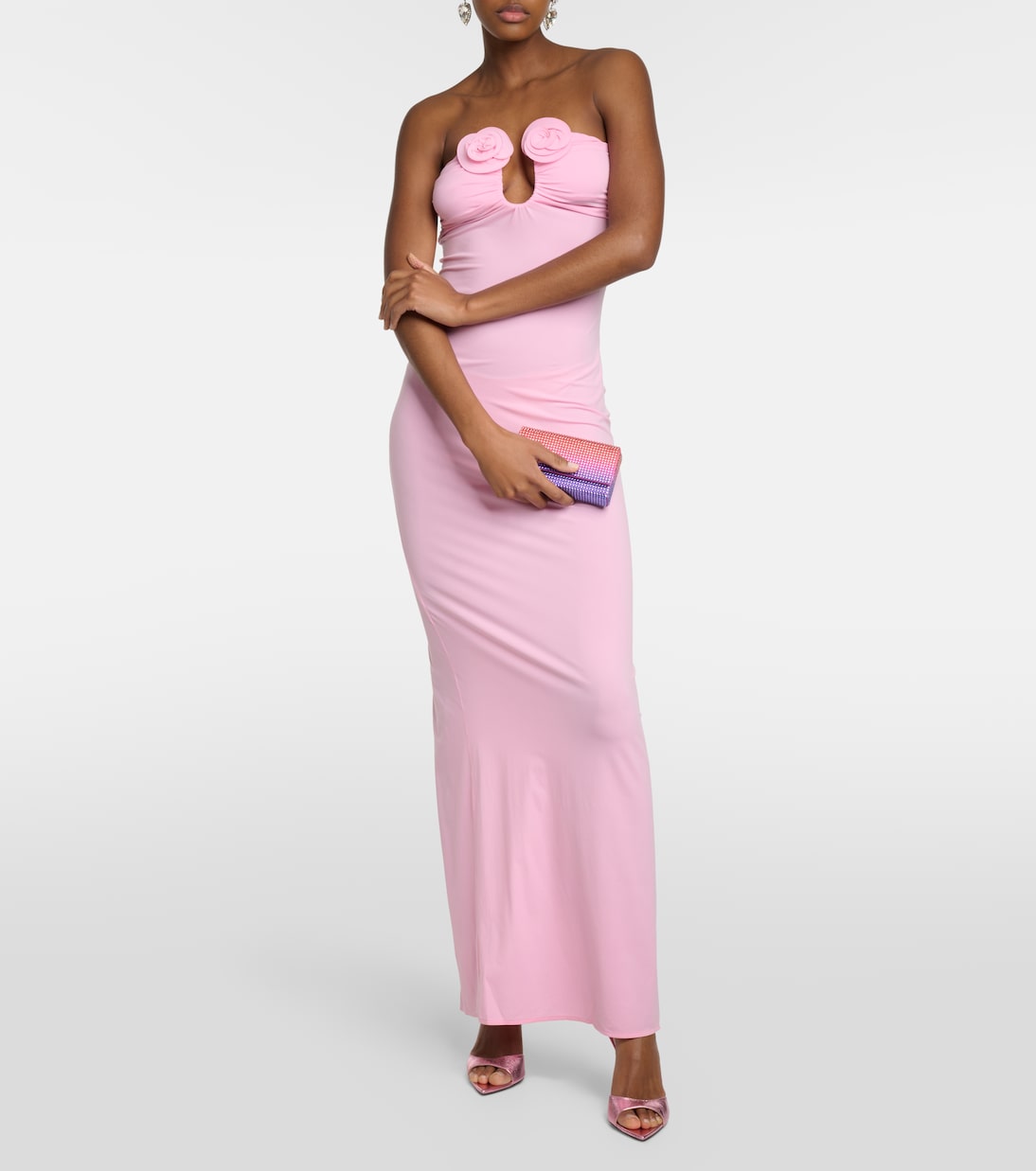 Super Amini Paloma Mini embellished clutch | Amina Muaddi