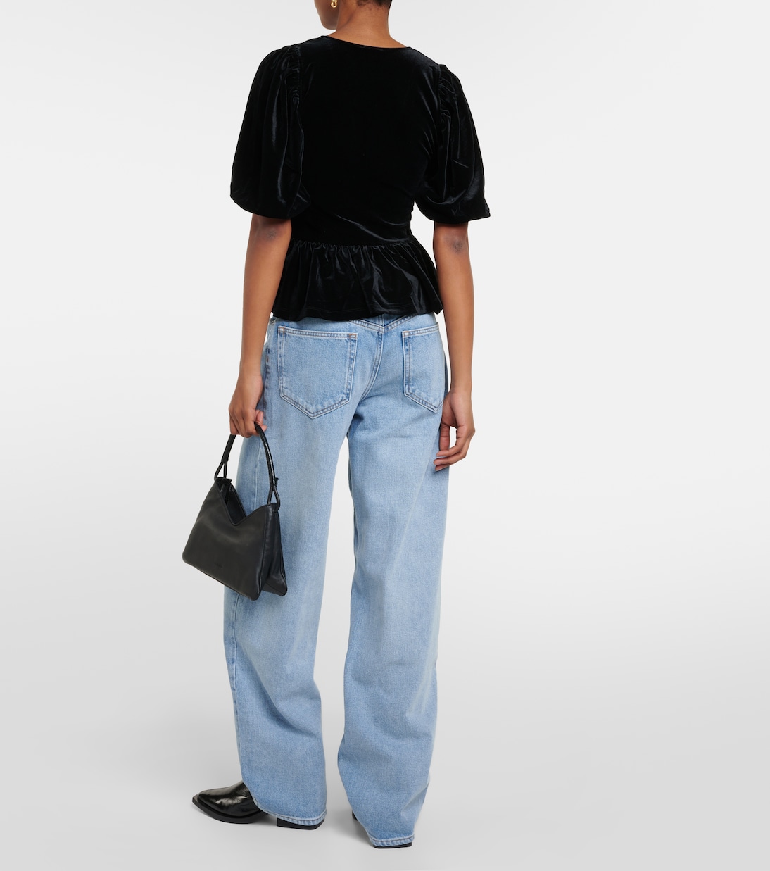 Top aus Samt | Ganni