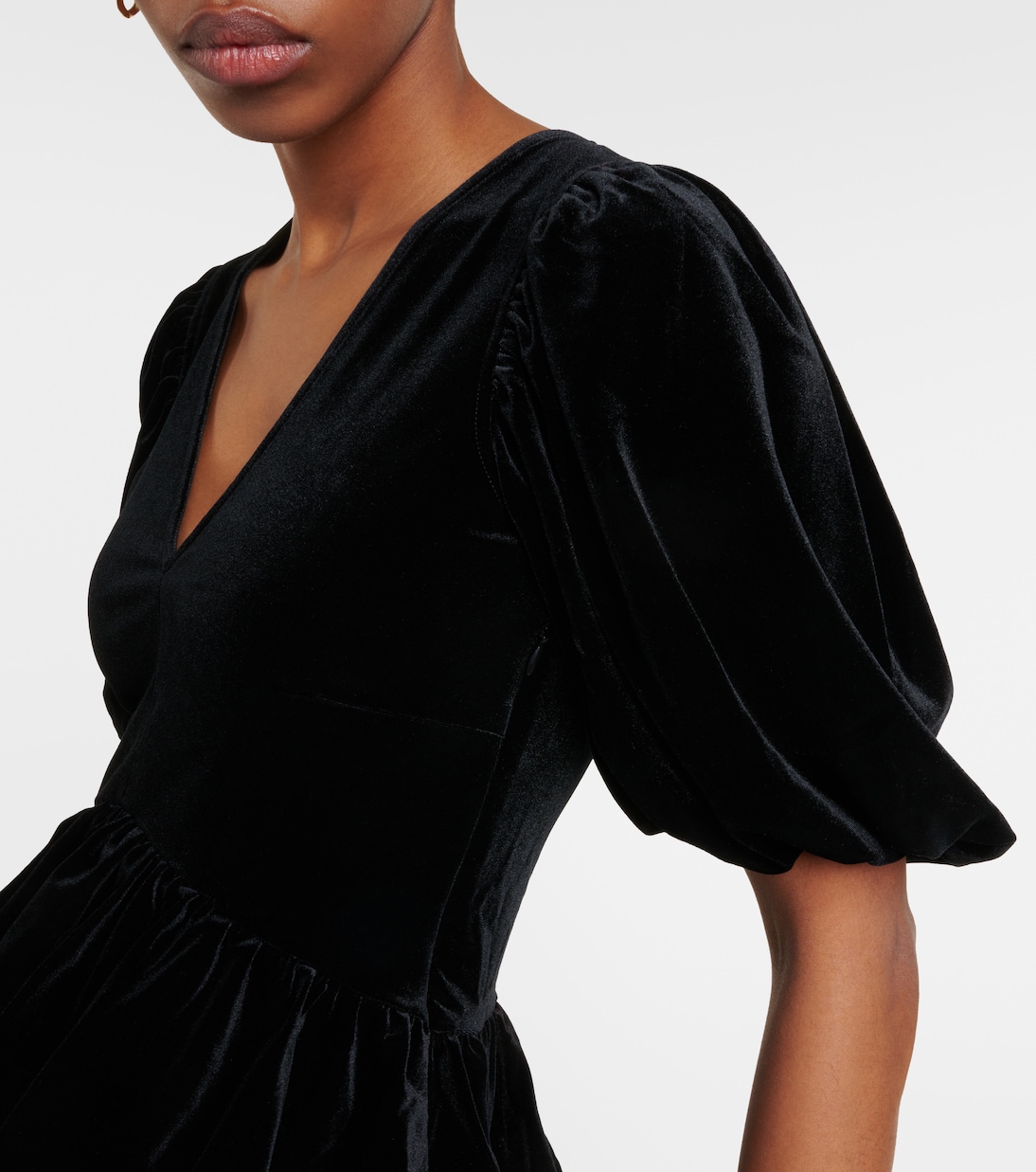 Top aus Samt | Ganni