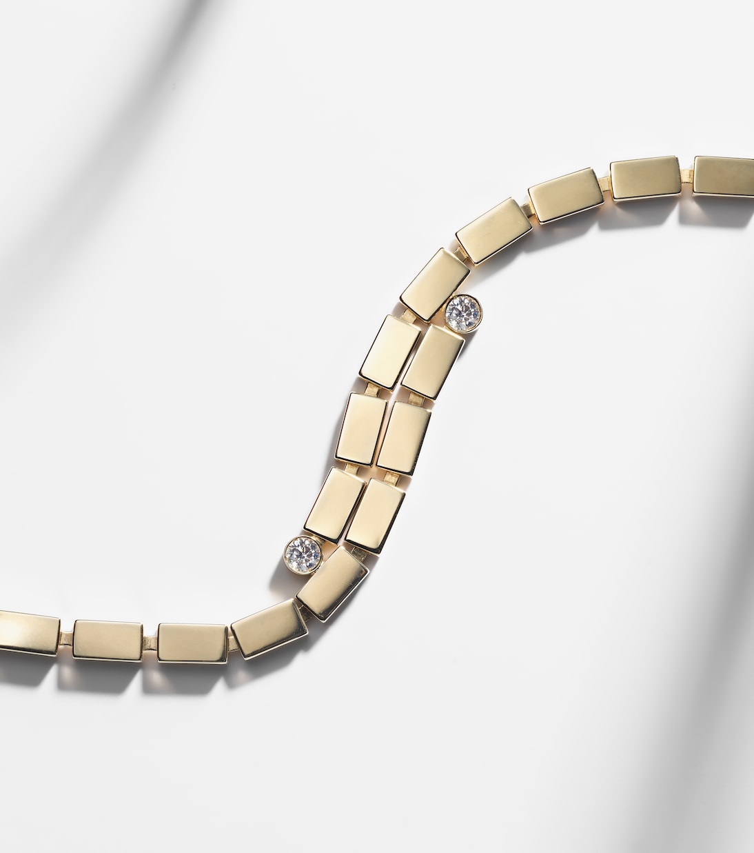 18kt gold bracelet with diamonds | Ileana Makri