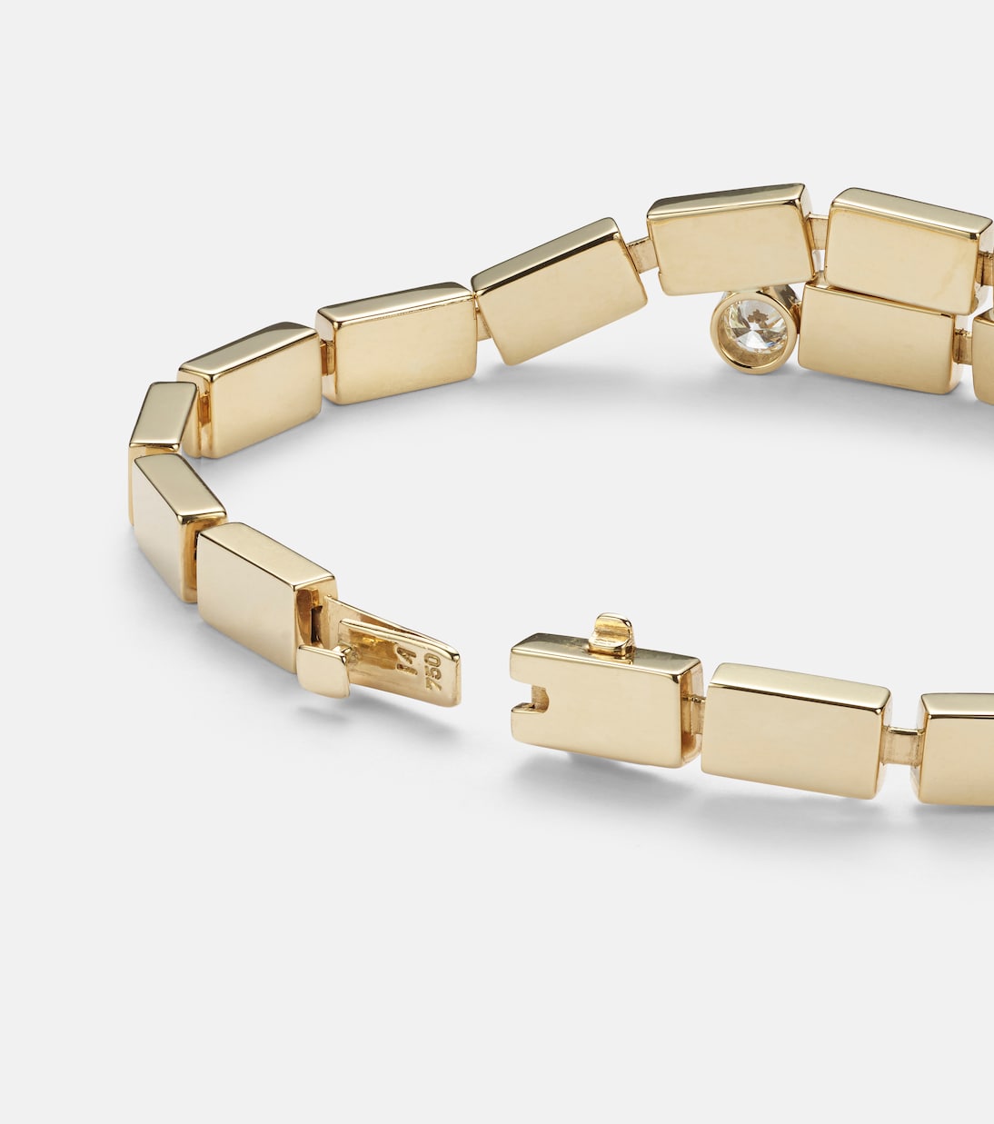 18kt gold bracelet with diamonds | Ileana Makri