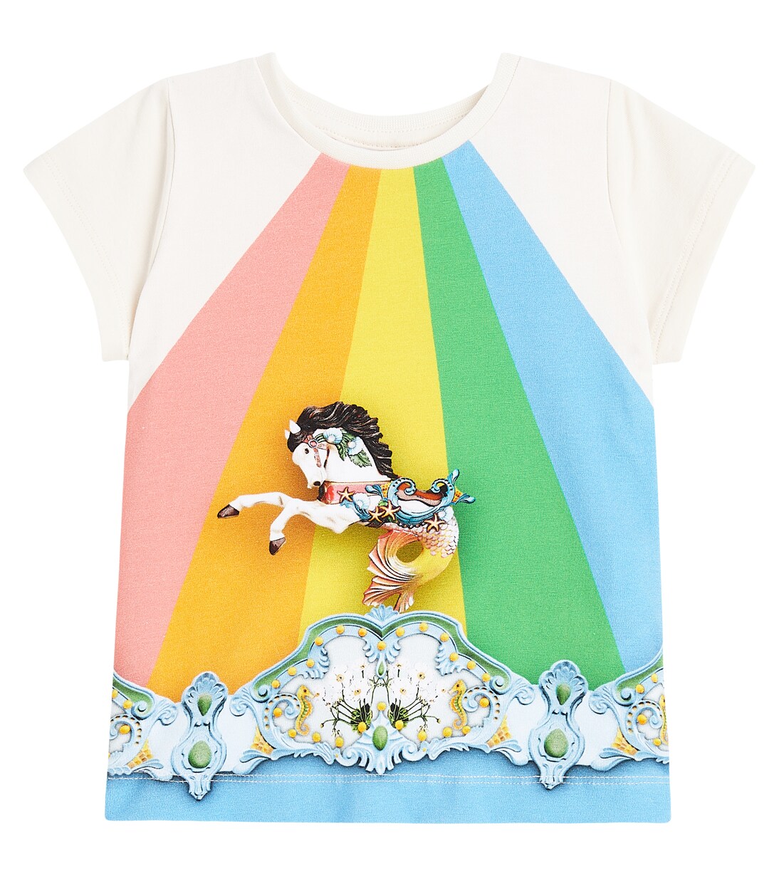 Baby Elly cotton-blend top | Molo