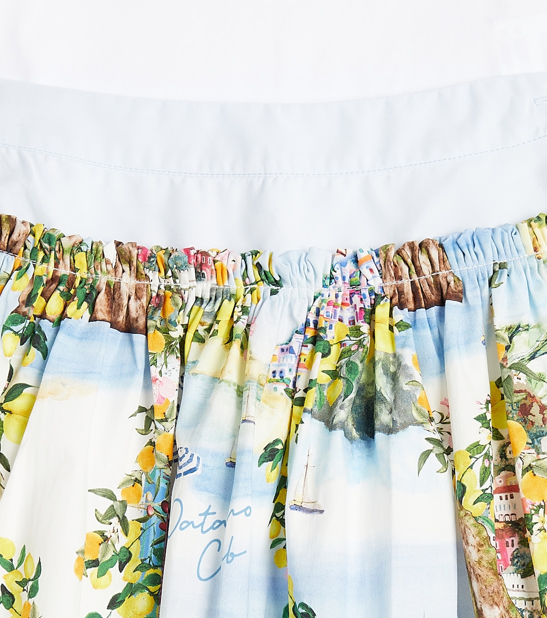 Set aus Top und Rock aus einem Baumwollgemisch | Patachou