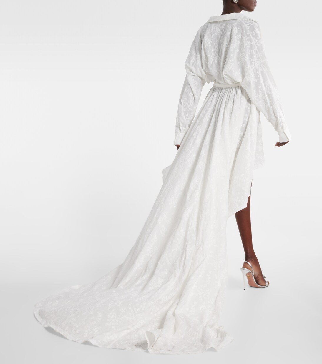 Bestickte Robe aus Baumwolle | Norma Kamali