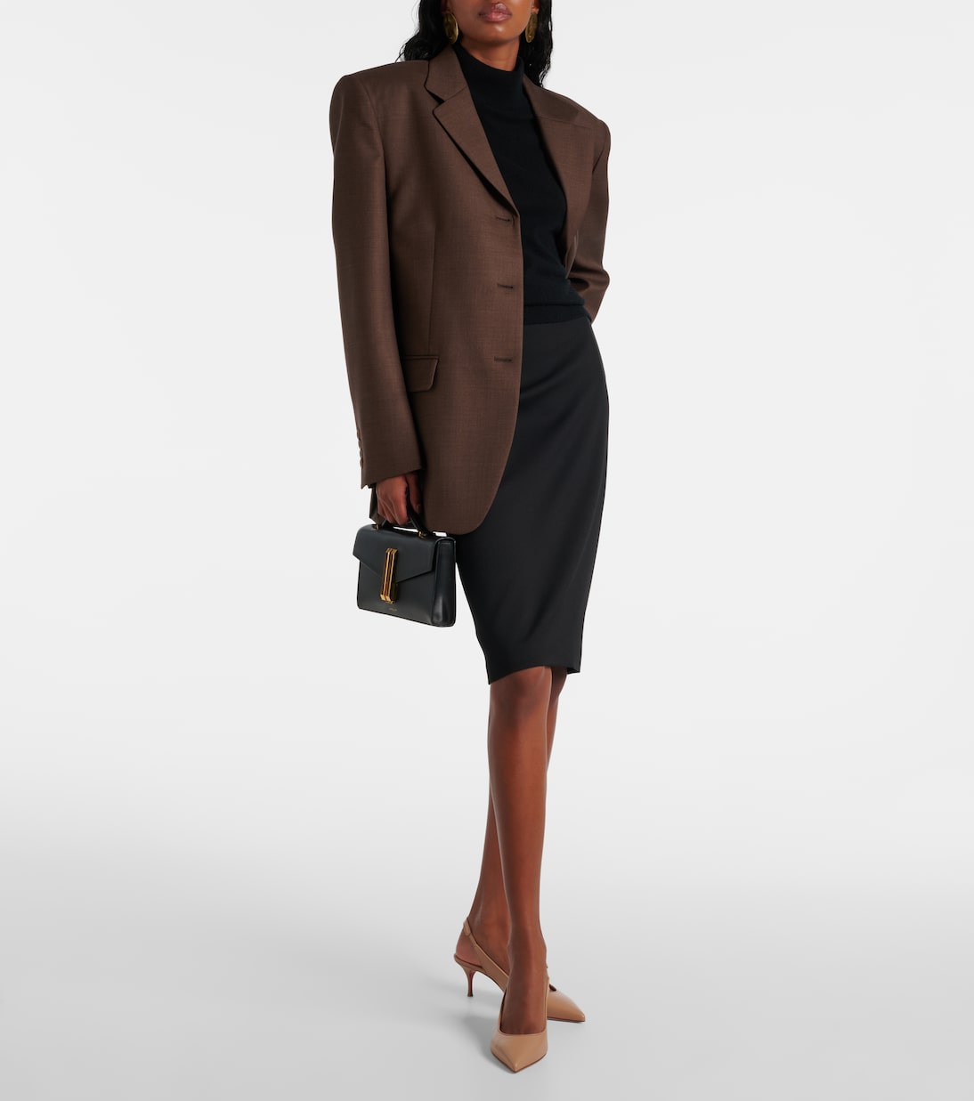 Sporty Kate Sling 55 leather slingback pumps | Christian Louboutin