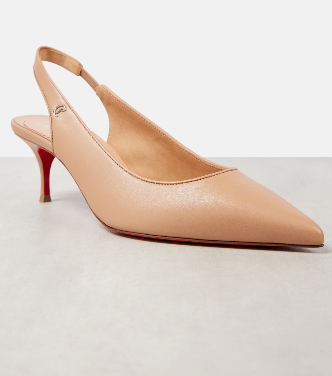 Sporty Kate Sling 55 leather slingback pumps | Christian Louboutin