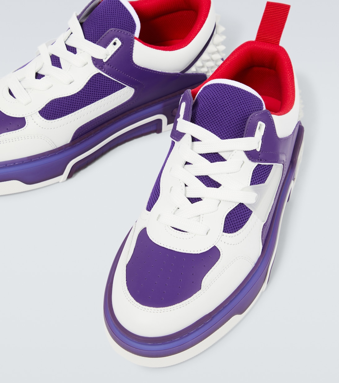 Astroloubi leather-trimmed sneakers | Christian Louboutin