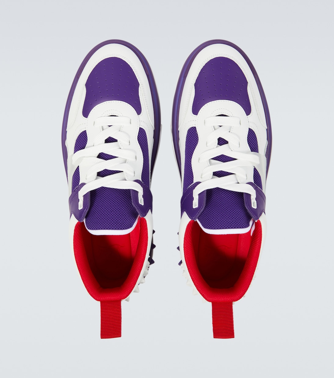 Astroloubi leather-trimmed sneakers | Christian Louboutin