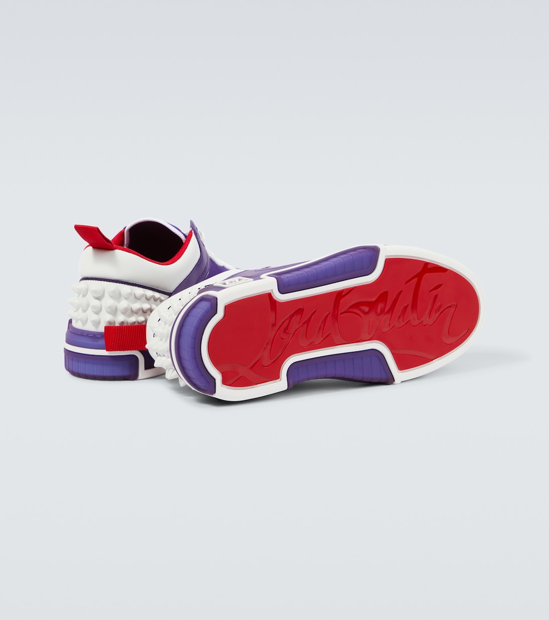 Astroloubi leather-trimmed sneakers | Christian Louboutin