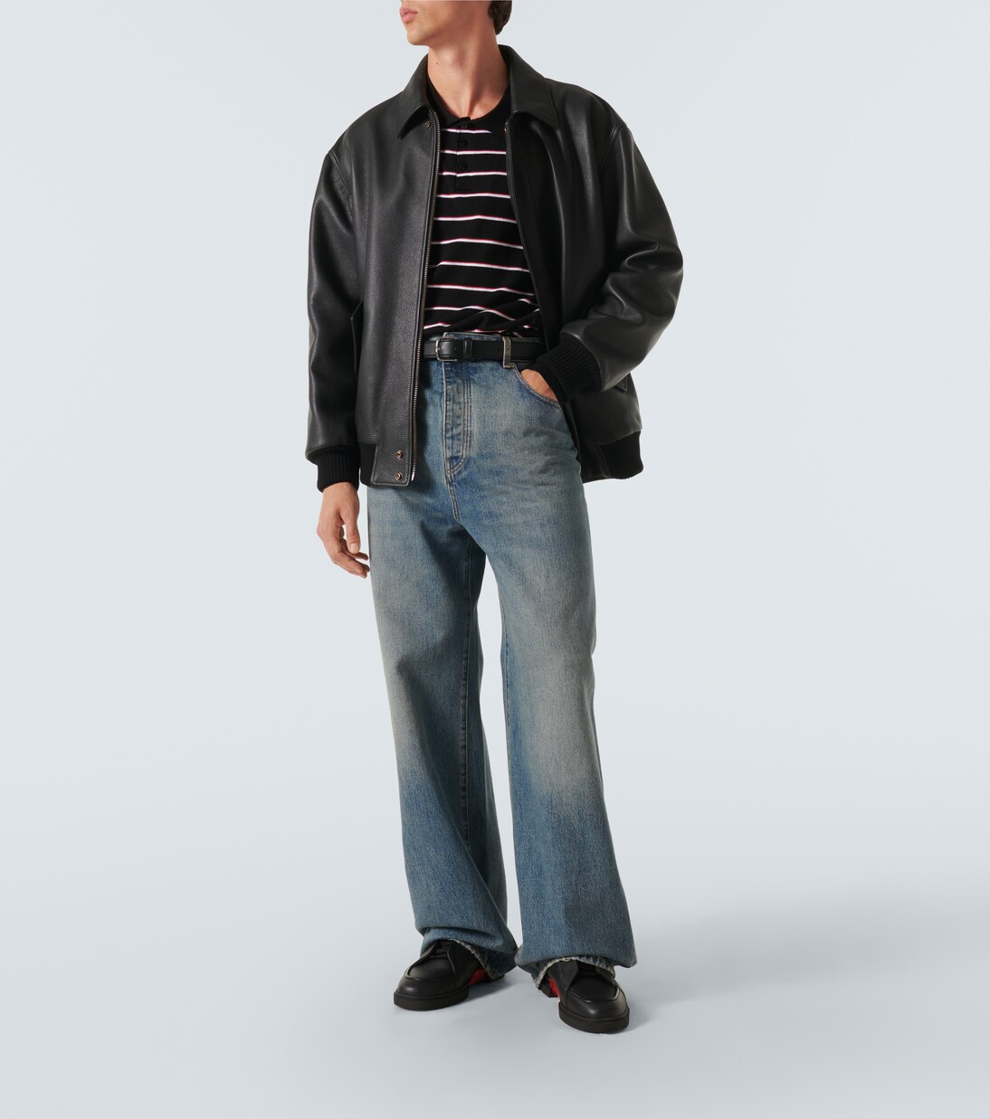 Baskets Jimmy en cuir | Christian Louboutin