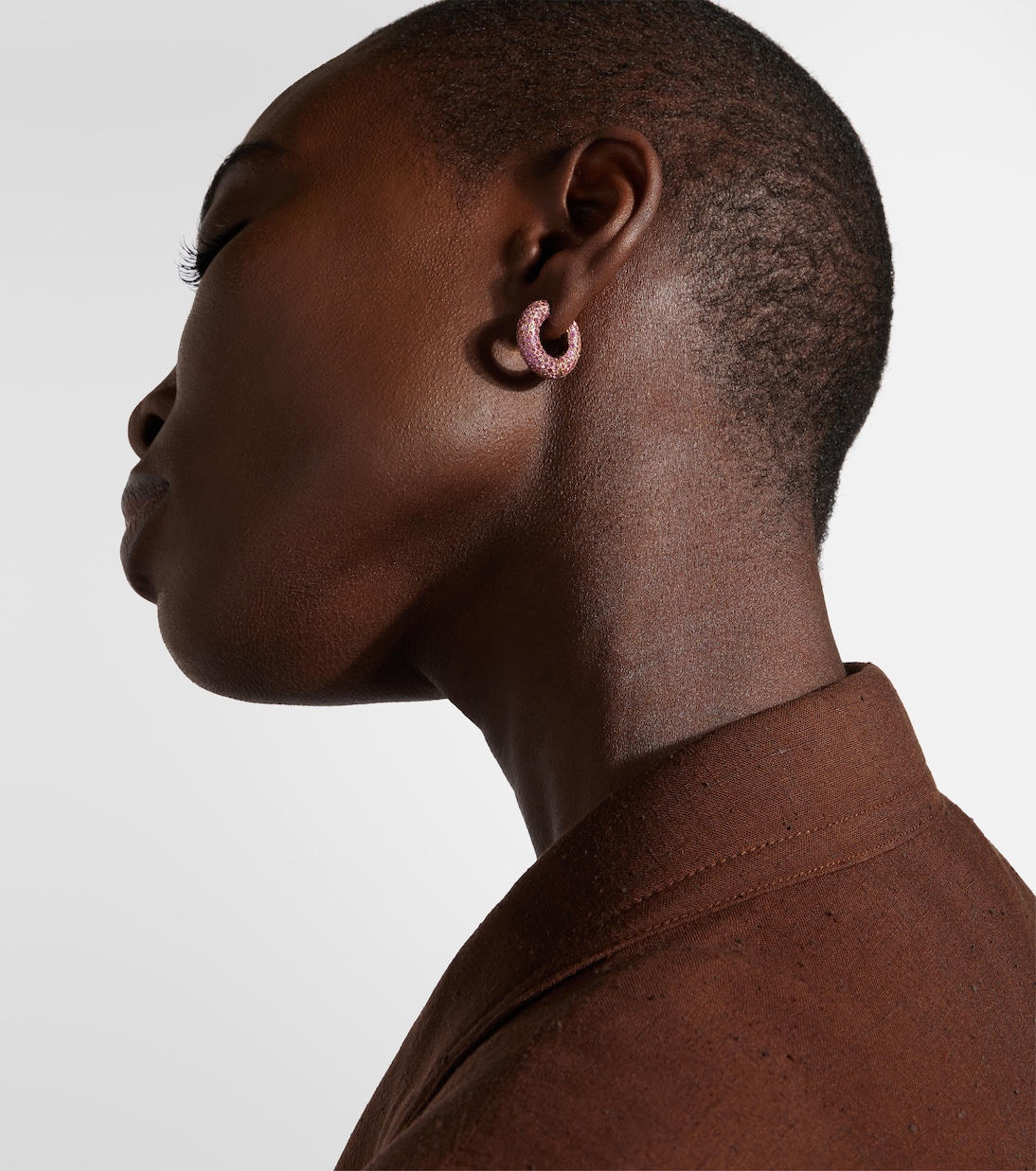 Boucles d'oreilles Blossom Bubble en or 18 ct et saphirs | Octavia Elizabeth