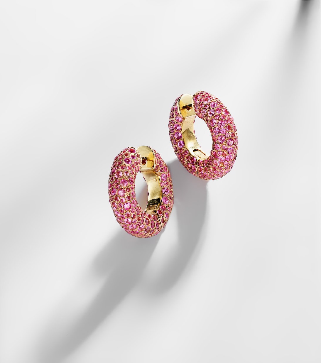 Boucles d'oreilles Blossom Bubble en or 18 ct et saphirs | Octavia Elizabeth