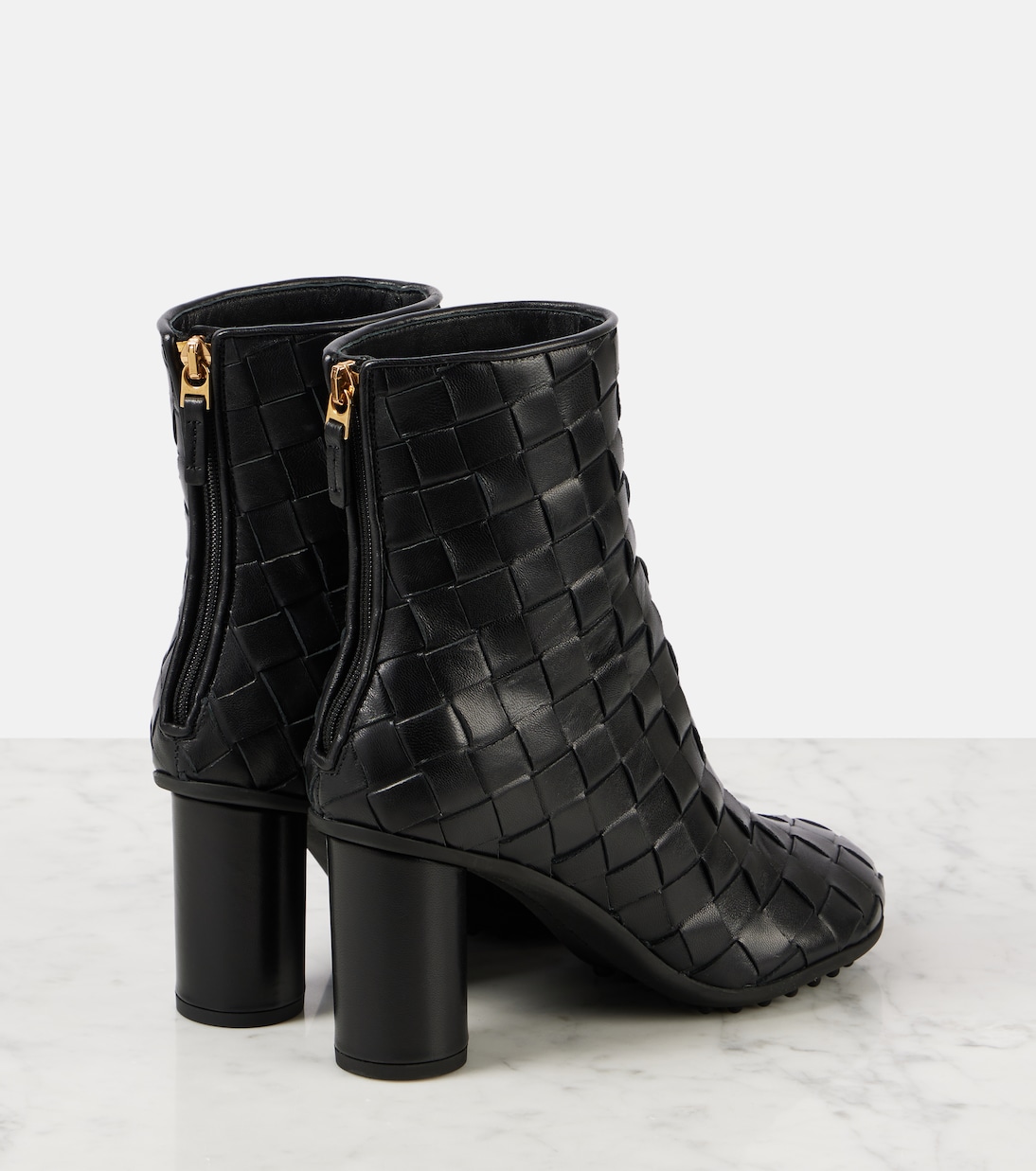 Ankle Boots Intrecciato aus Leder | Bottega Veneta
