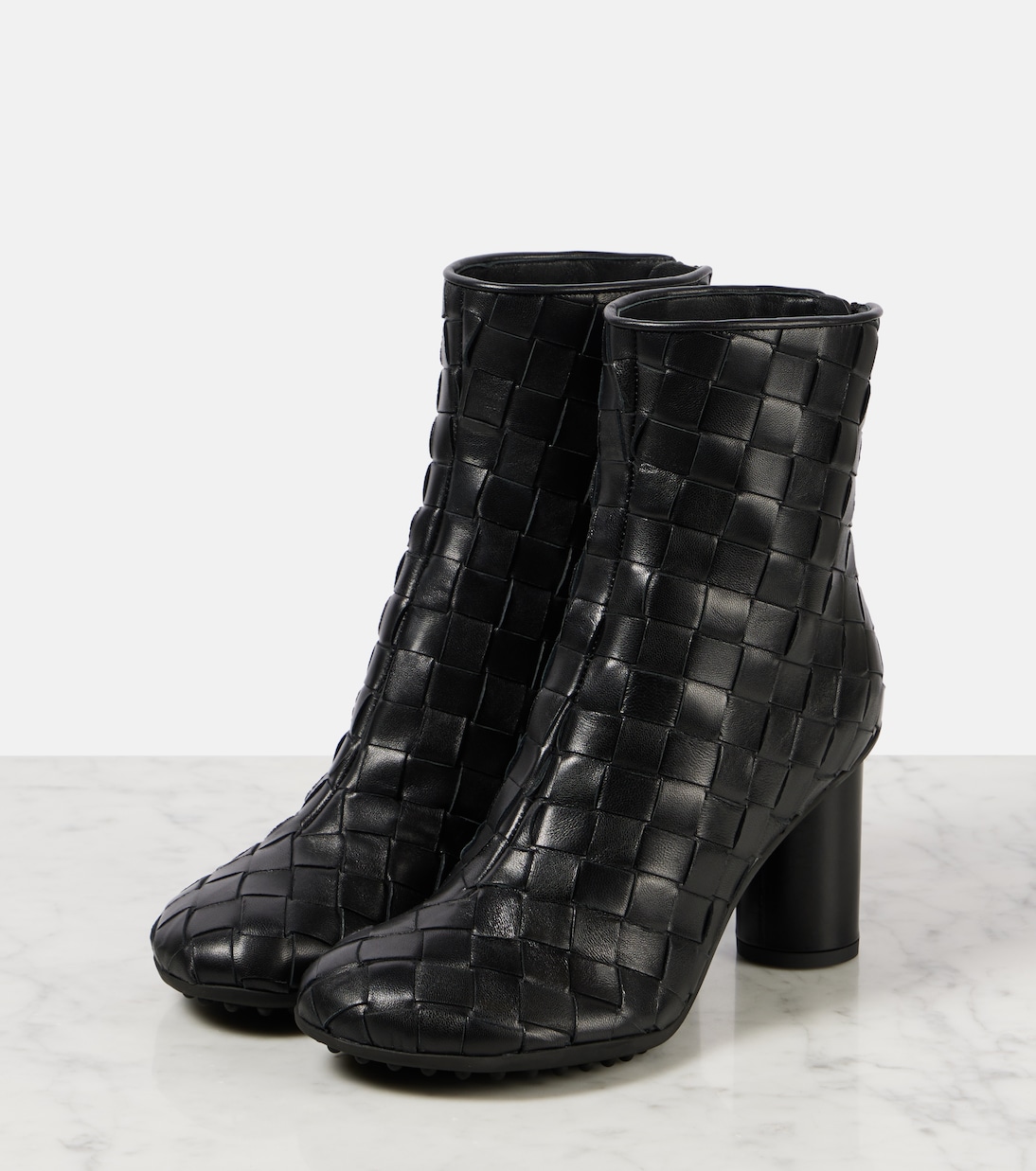 Ankle Boots Intrecciato aus Leder | Bottega Veneta