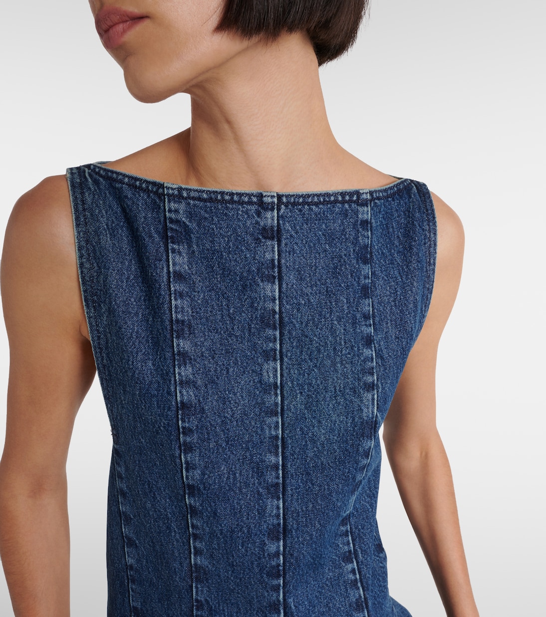 Mags denim minidress | Khaite