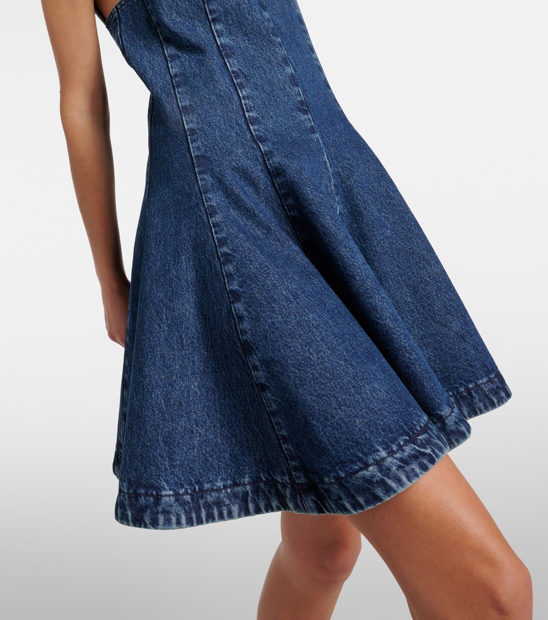 Mags denim minidress | Khaite