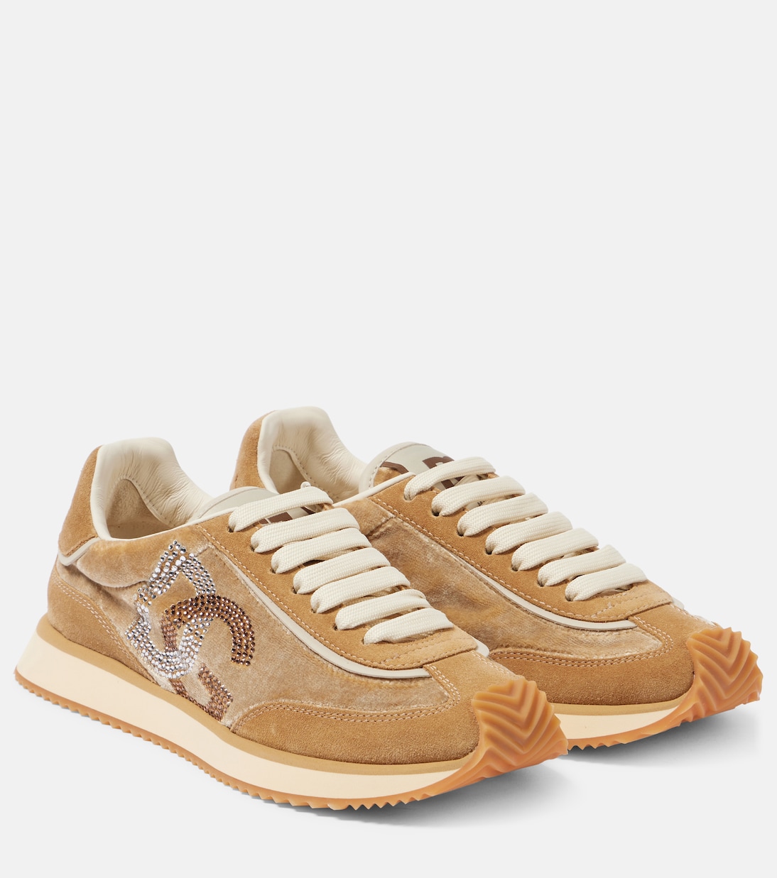 DG leather-trimmed sneakers | Dolce&Gabbana