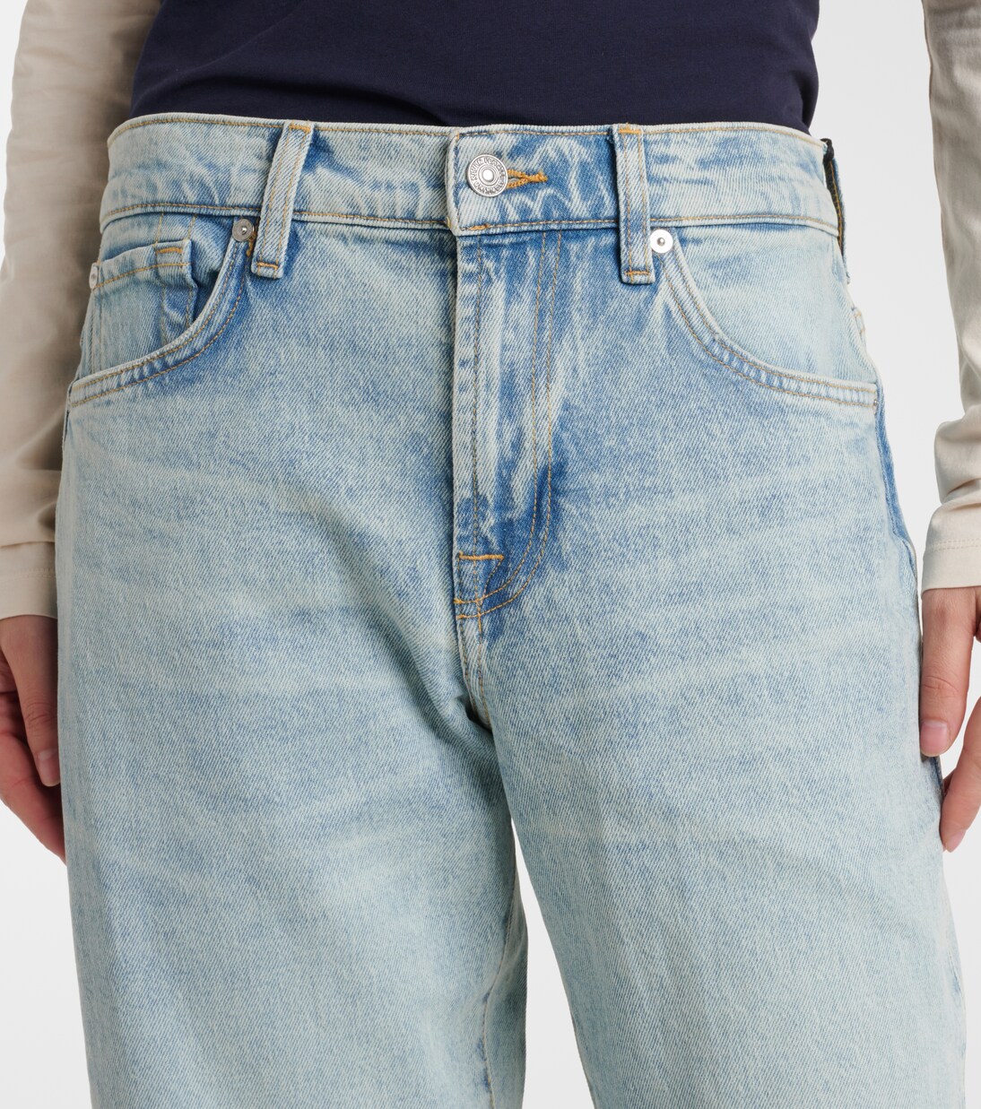 High-Rise Straight Jeans Tess Trouser | 7 For All Mankind