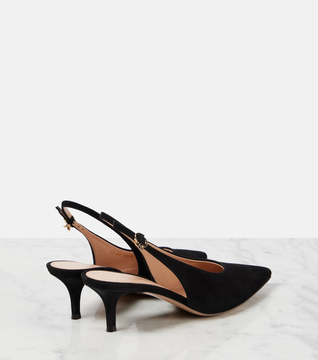 Escarpins Robbie 55 en daim | Gianvito Rossi