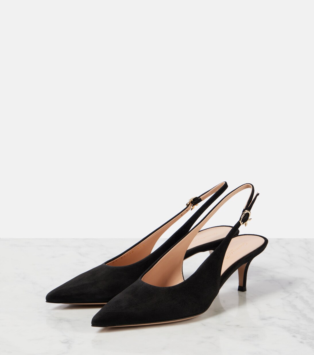 Escarpins Robbie 55 en daim | Gianvito Rossi