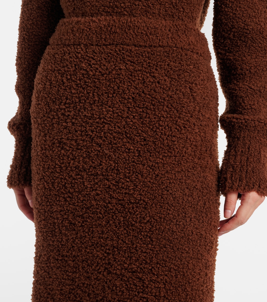 Bleistiftrock aus einem Wollgemisch | Self-Portrait