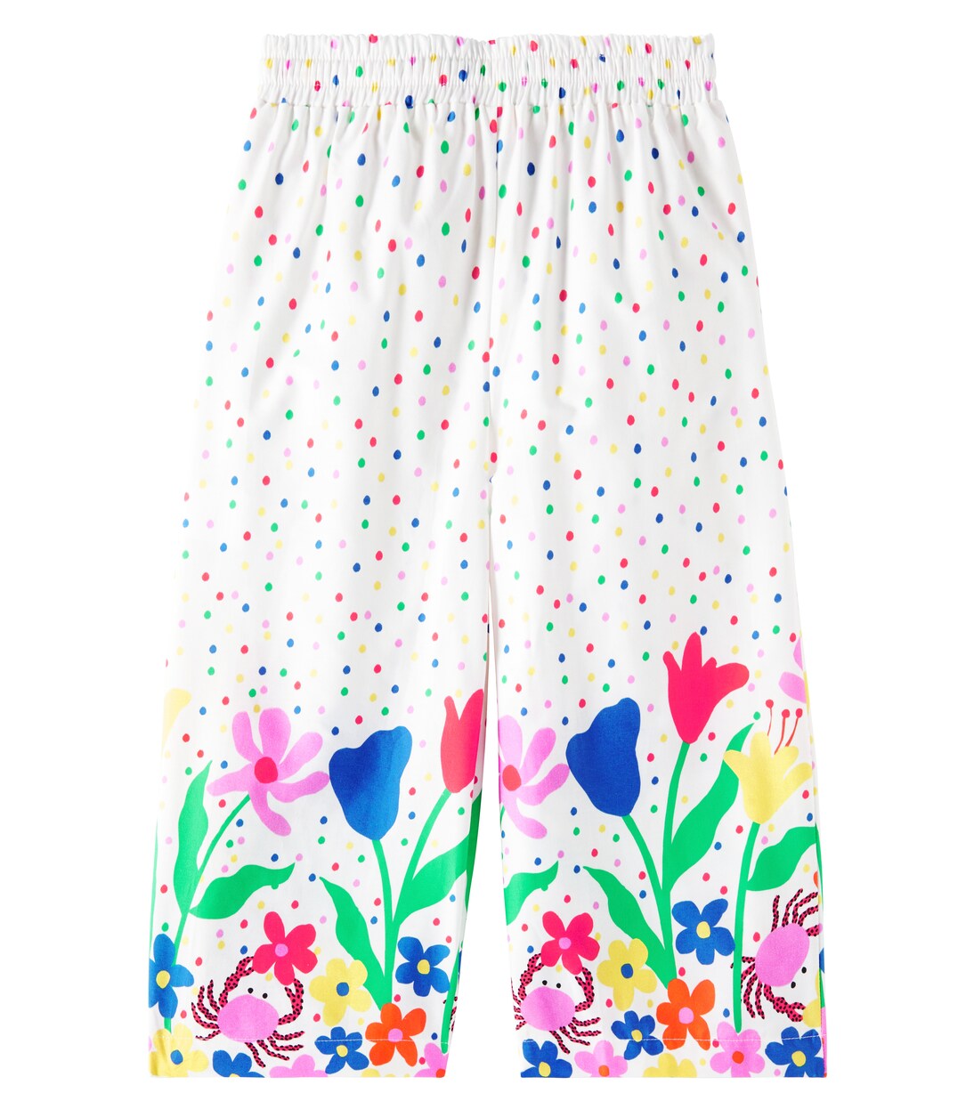Pantalon ample en coton à fleurs | Fábula
