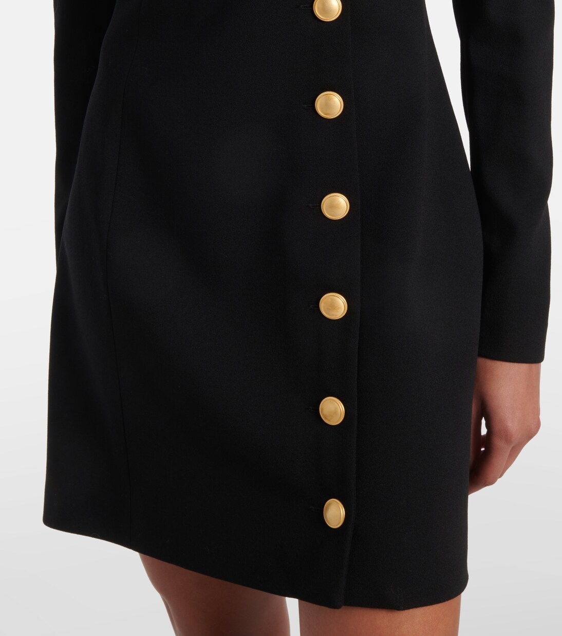 Wool-blend crêpe minidress | Alessandra Rich