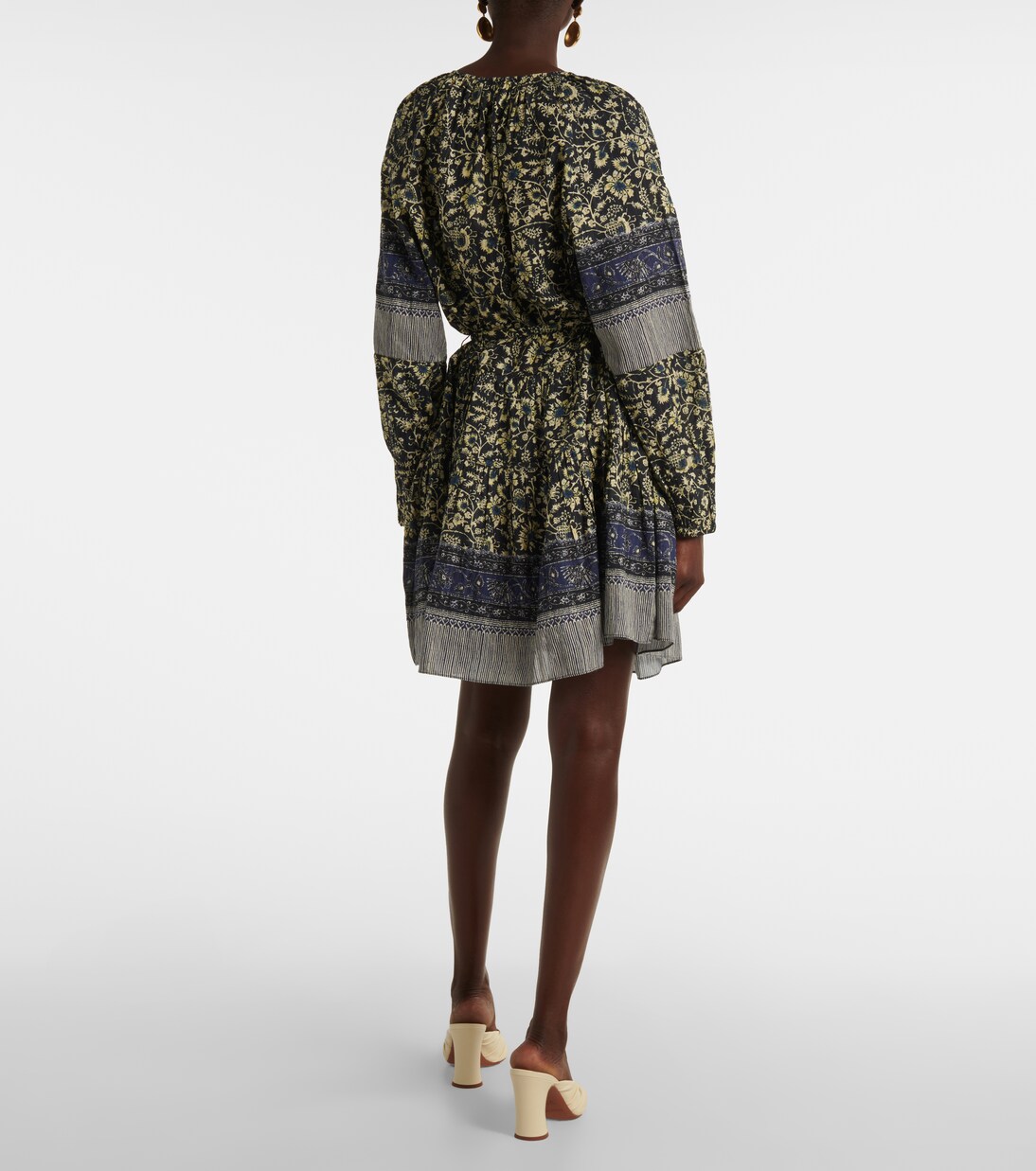 Robe Abri en coton à fleurs | Ulla Johnson