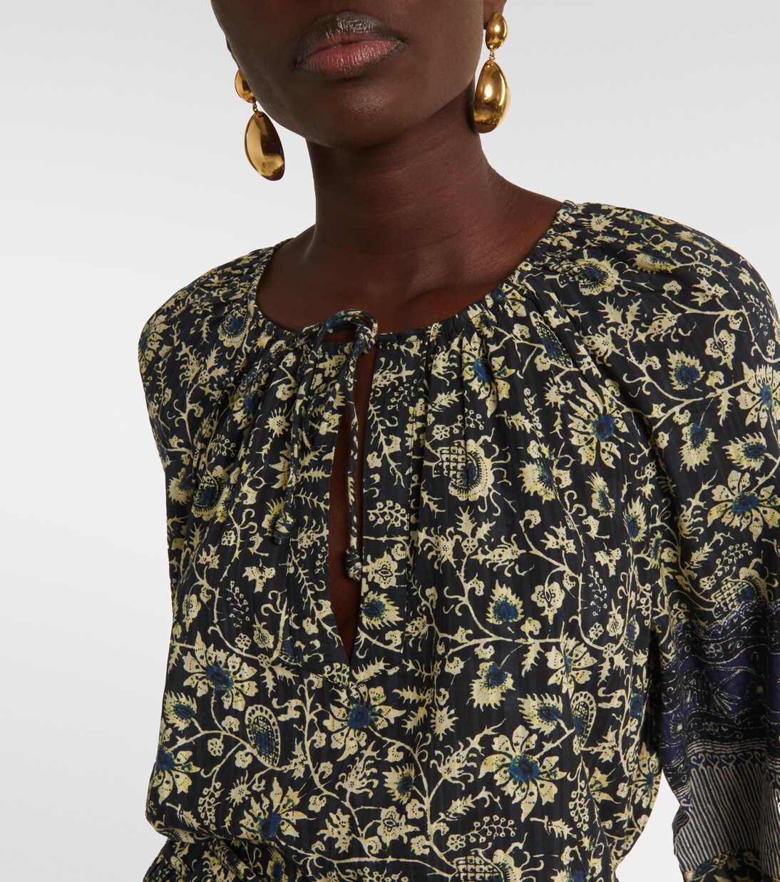 Robe Abri en coton à fleurs | Ulla Johnson