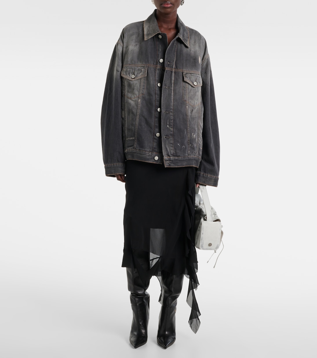 Printed denim jacket | Acne Studios