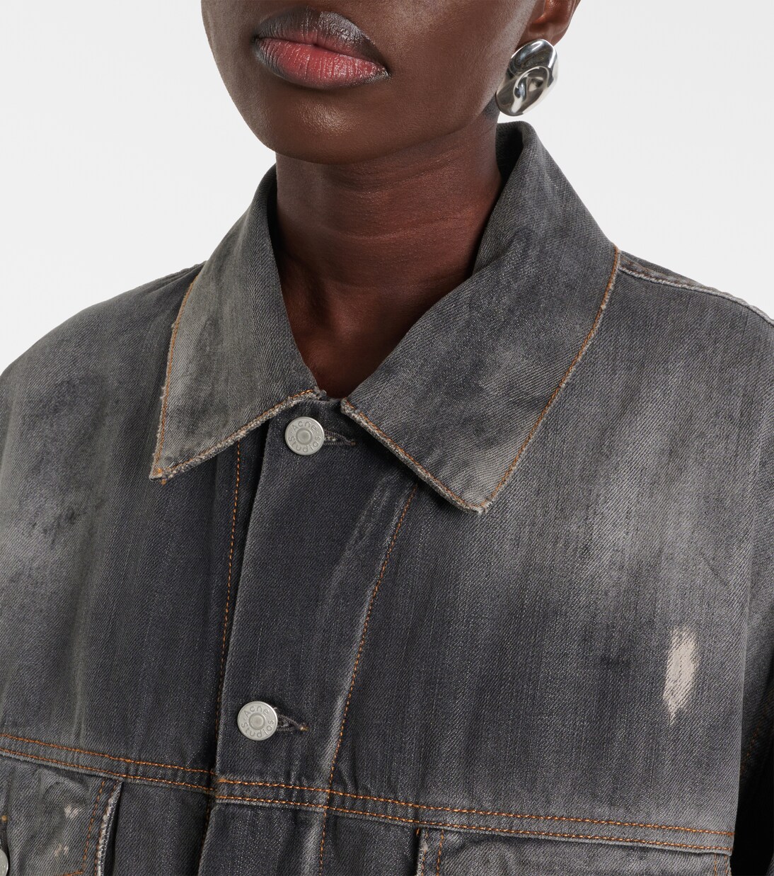 Printed denim jacket | Acne Studios