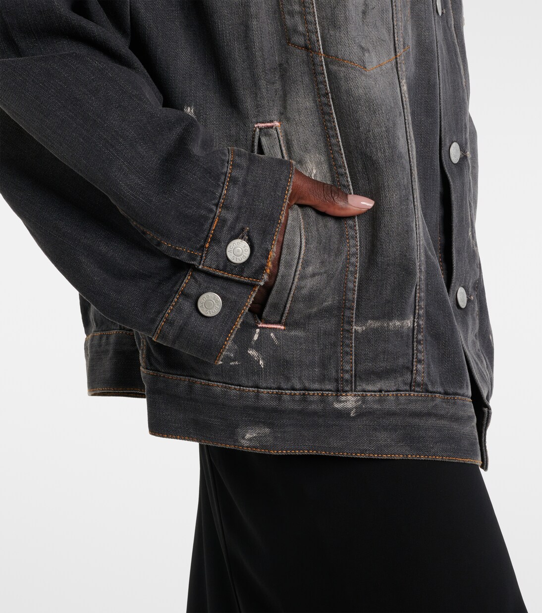 Printed denim jacket | Acne Studios