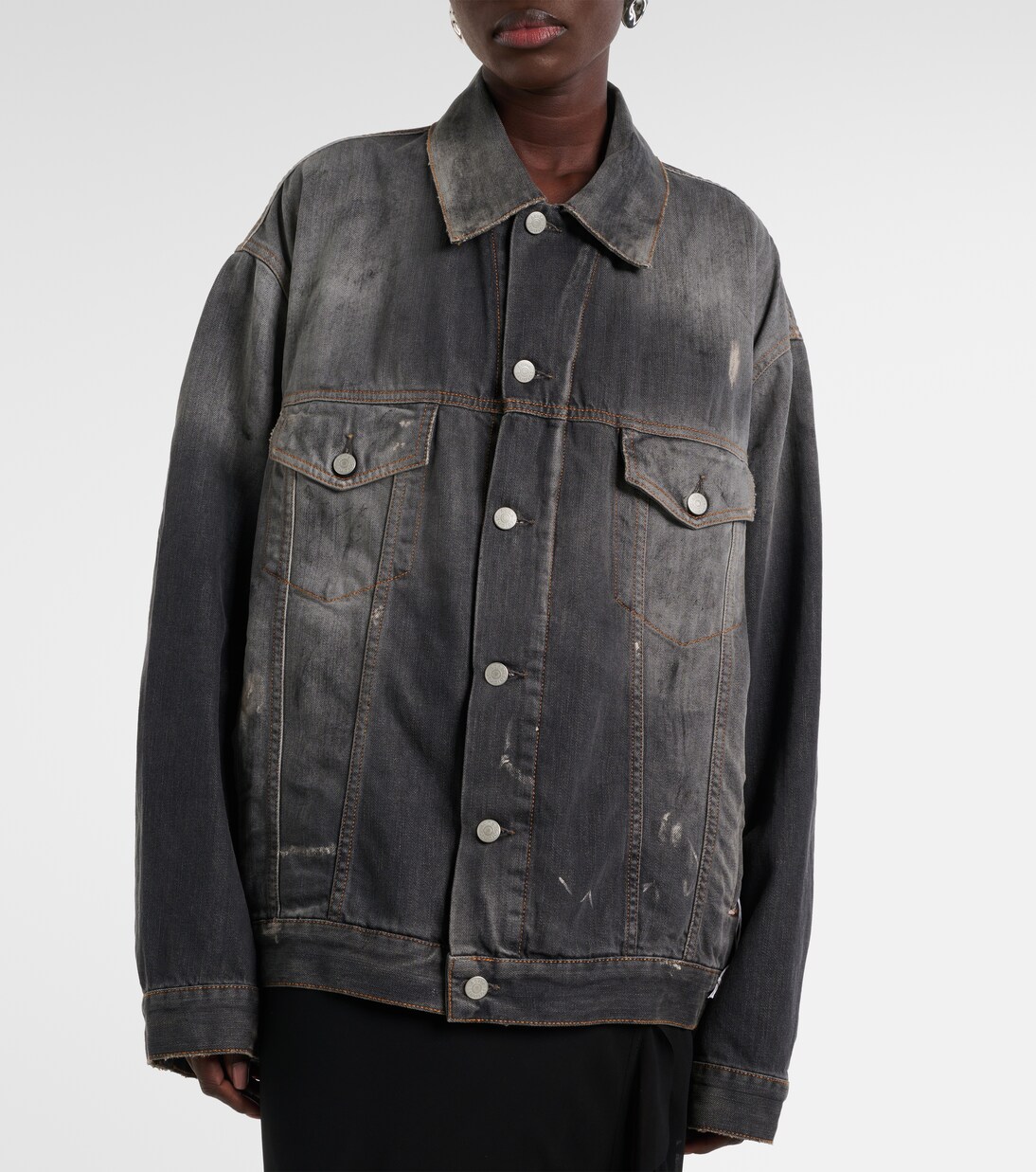 Printed denim jacket | Acne Studios