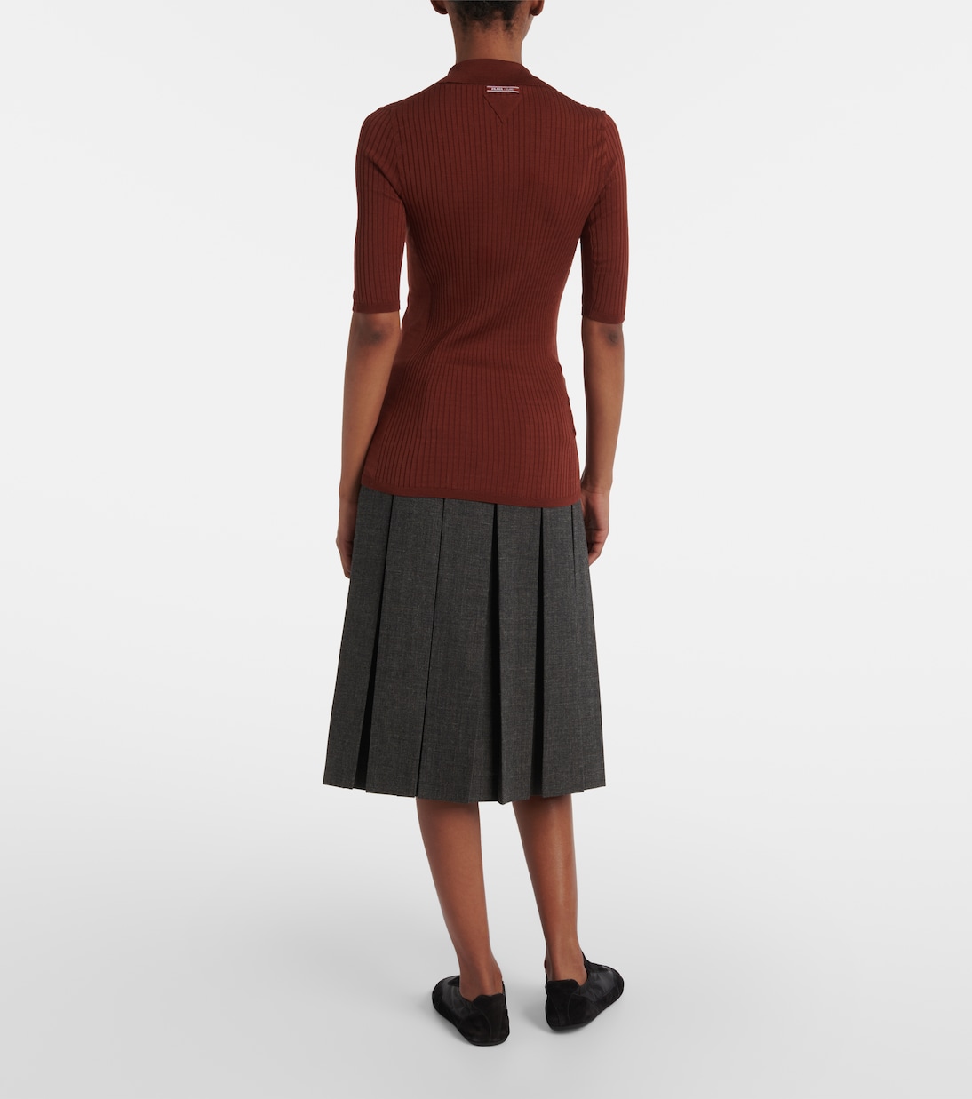 Polo en mezcla de algodón | Prada