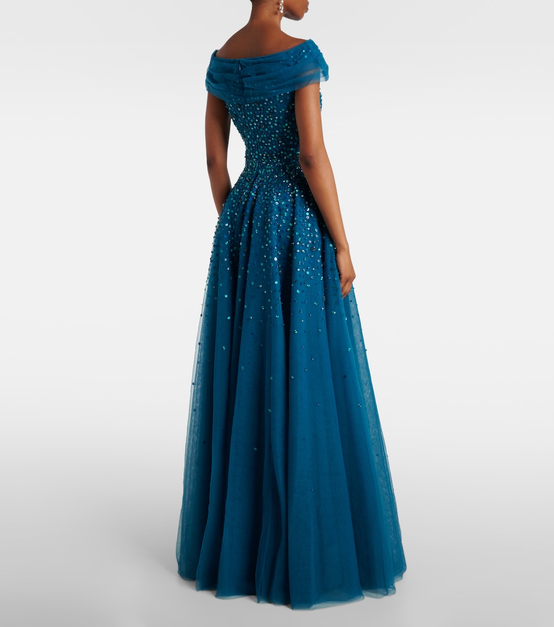 Robe longue Bee à cristaux | Jenny Packham