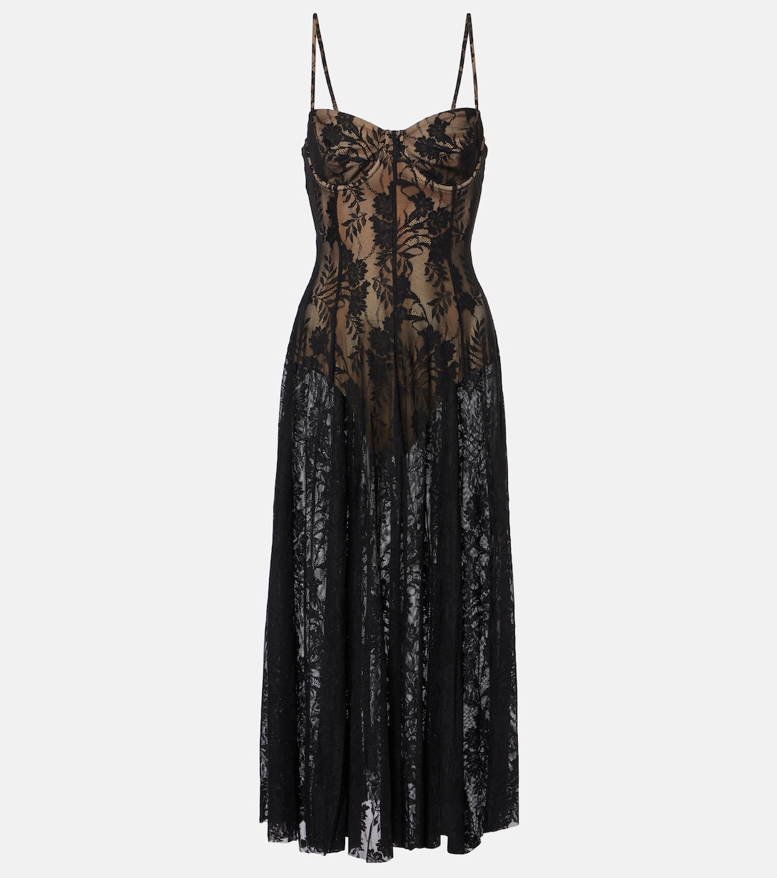 Floral lace slip dress | Norma Kamali