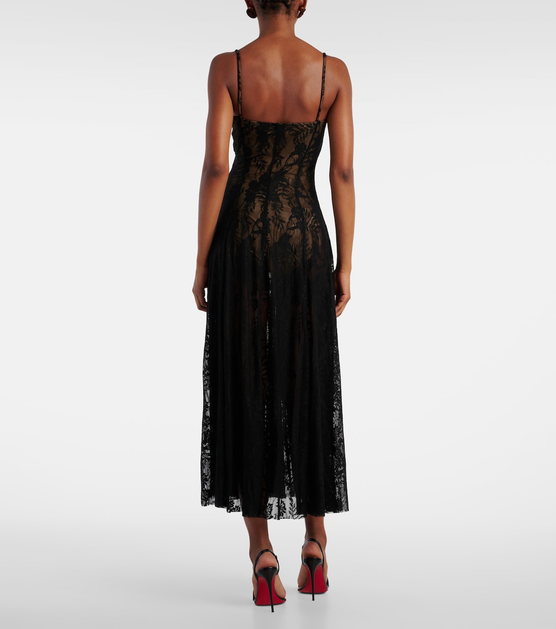 Floral lace slip dress | Norma Kamali