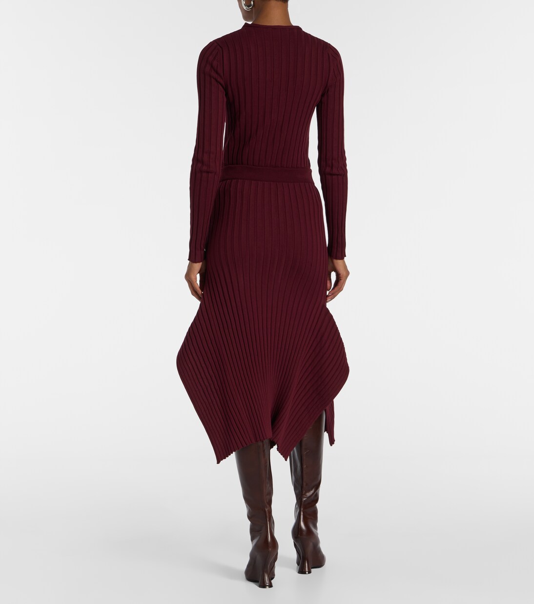 Midirock aus Rippstrick | Stella McCartney